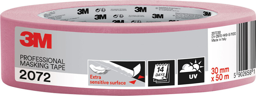 Profesjonell Maskeringstape 2072 30mm