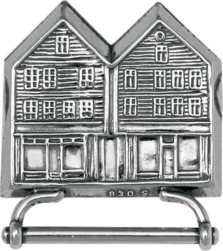 Veskestøl Bergen i 830 oksidert sølv