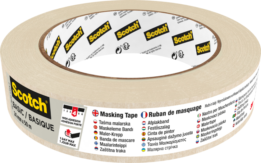 Maskeringstape 24 mm / 50 meter