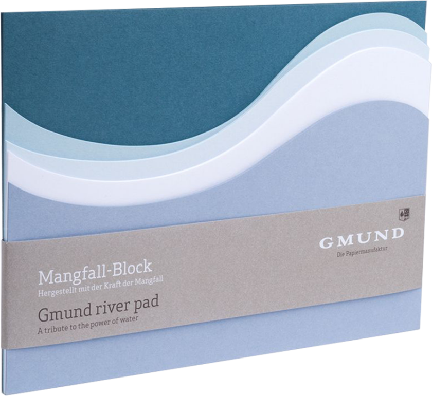 River Pad Notisblokk A5 Greyblue