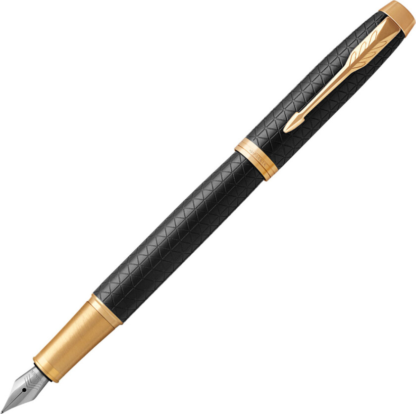 IM Premium Black/Gold Fyllepenn Medium
