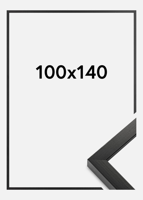 Ramme Amanda Box Akrylglass Svart 100x140 Cm