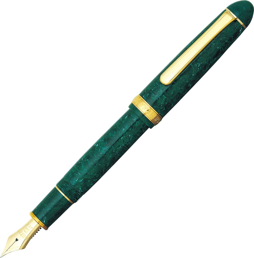 #3776 Century Fyllepenn Celluloid Jade Medium