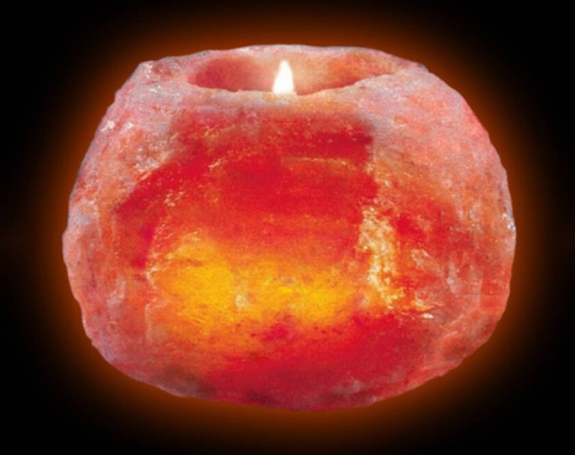 Saltkrystall-telysholder, middels stor 700 g