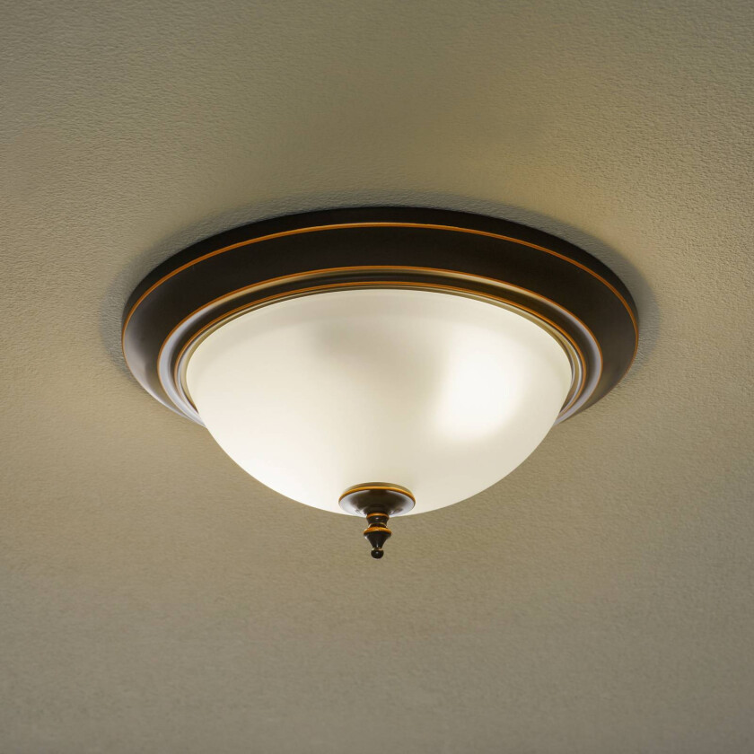 Harwell taklampe, bronse