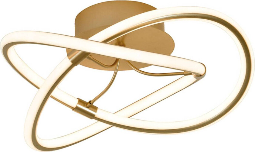 LED-taklampe Lorra, gull