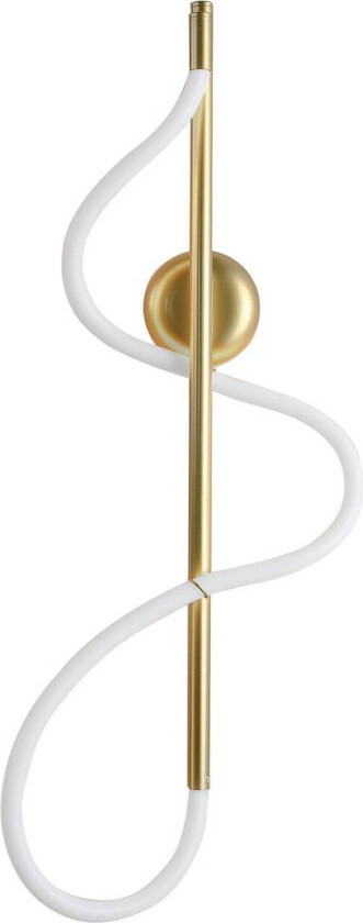 LED-vegglampe, Annete, gull