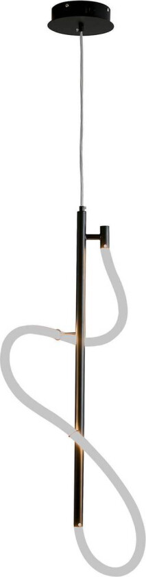 LED-hengelampe Annete, svart