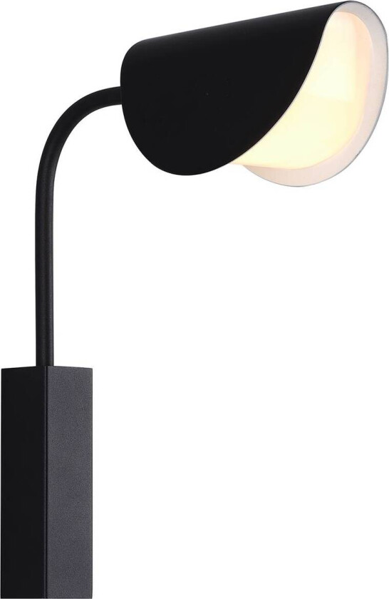 Ada vegglampe, svart