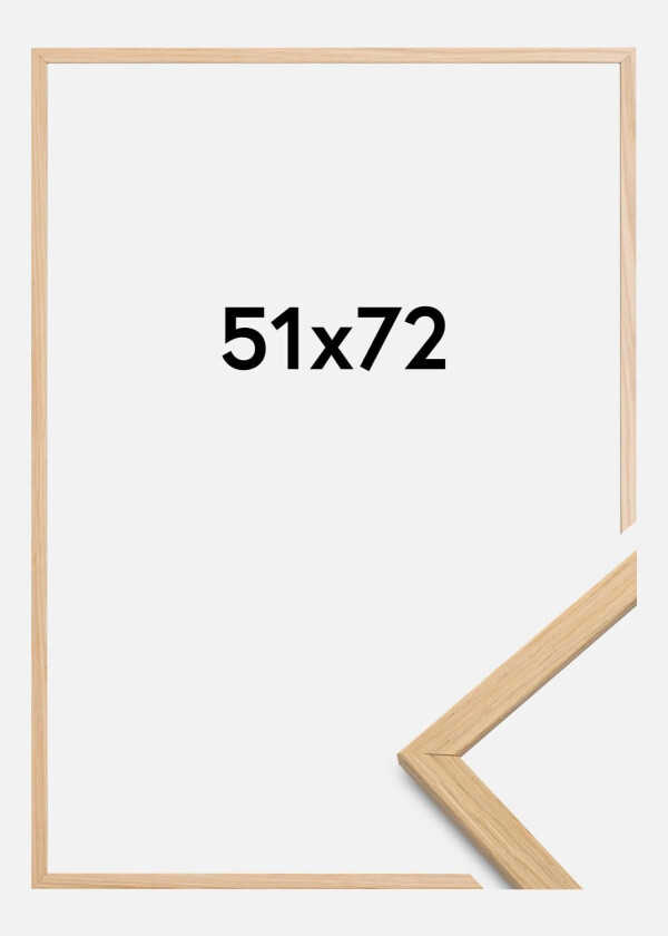 Ramme Edsbyn Akrylglass Eik 51x72 Cm