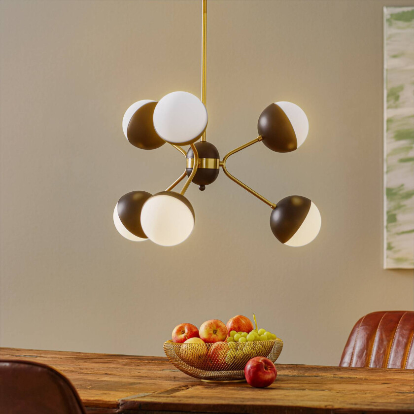 Hengelampe Orbit, seks lyskilder