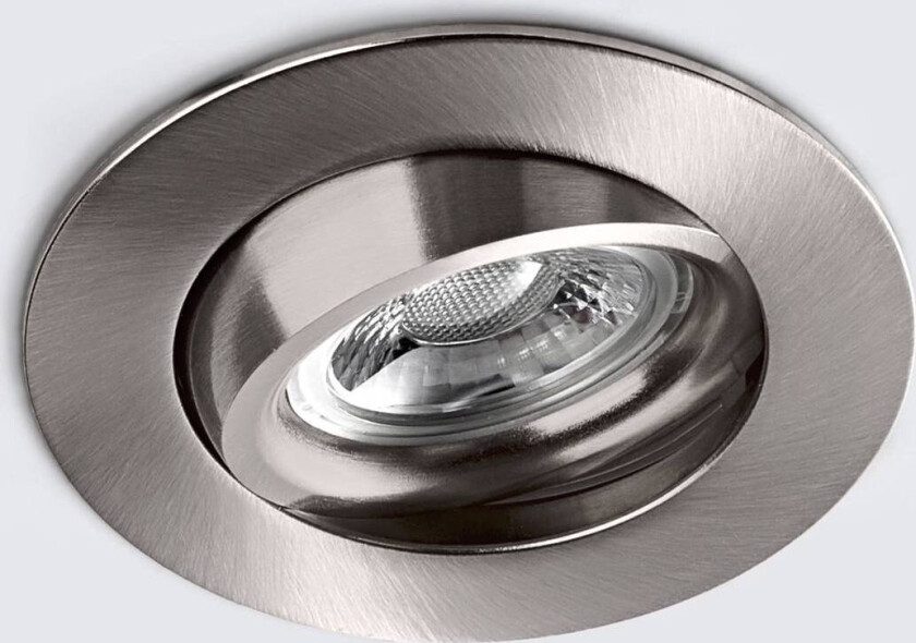 DL6809 LED-downlight, rund, nikkel