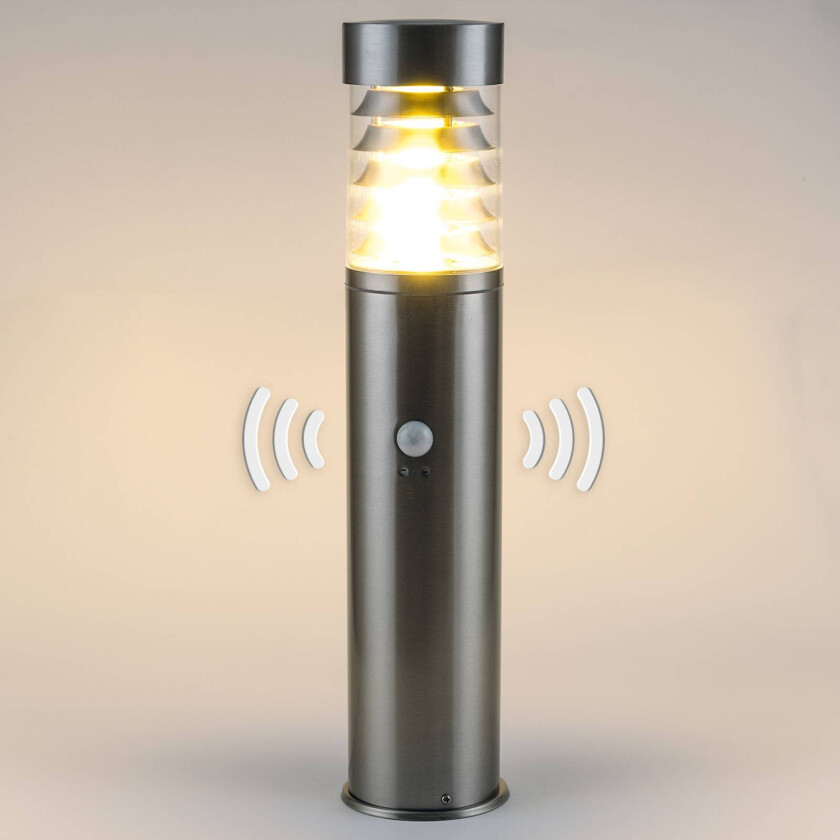 Sokkellampe med sensor Saturn