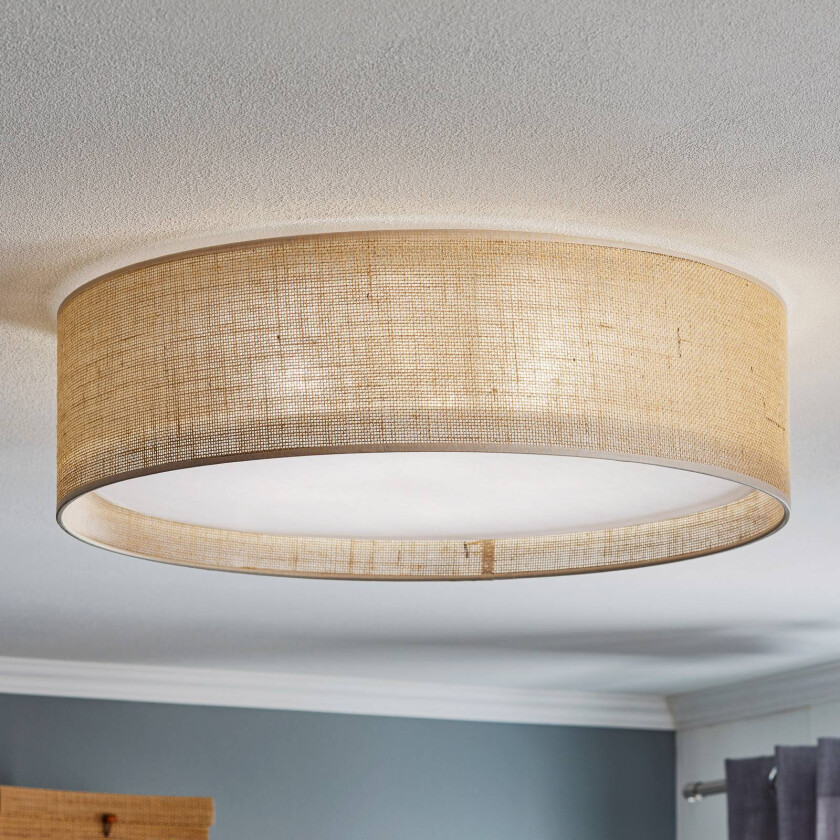 Juta taklampe, Ø 60 cm