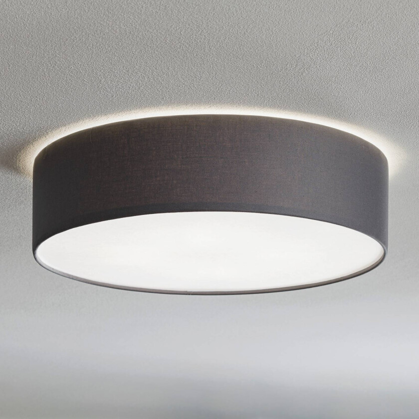 Rondo taklampe, grå, Ø 50 cm