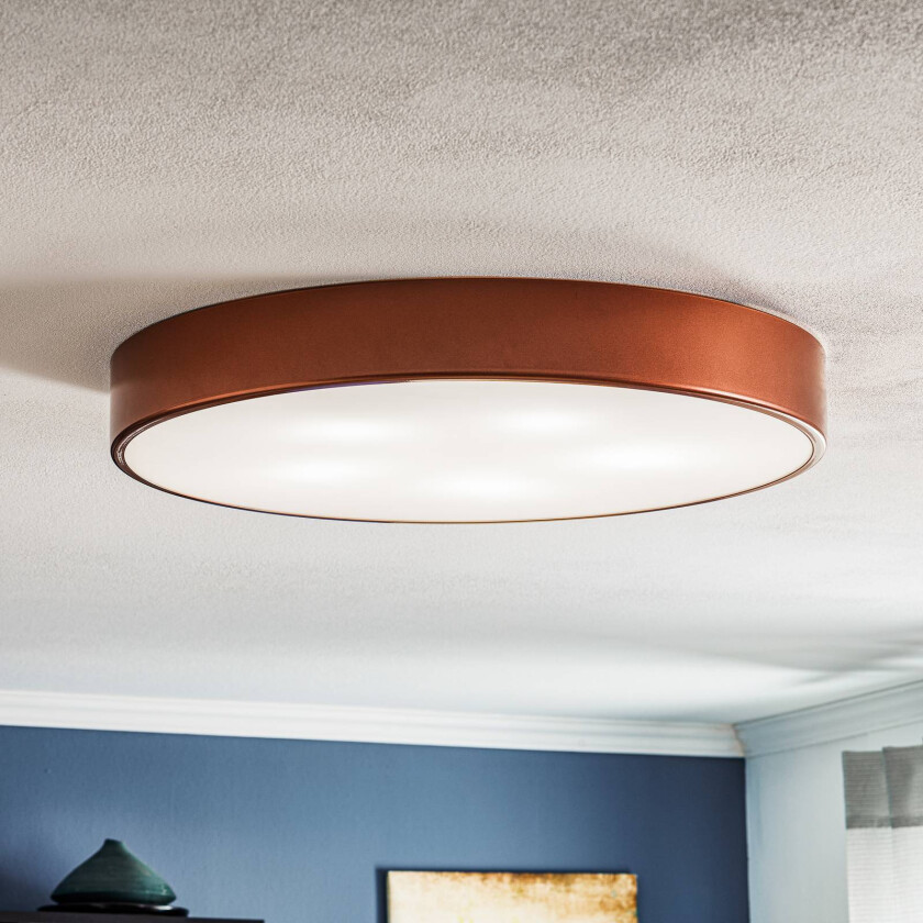 Taklampe Cleo 600, Ø 60cm kobber