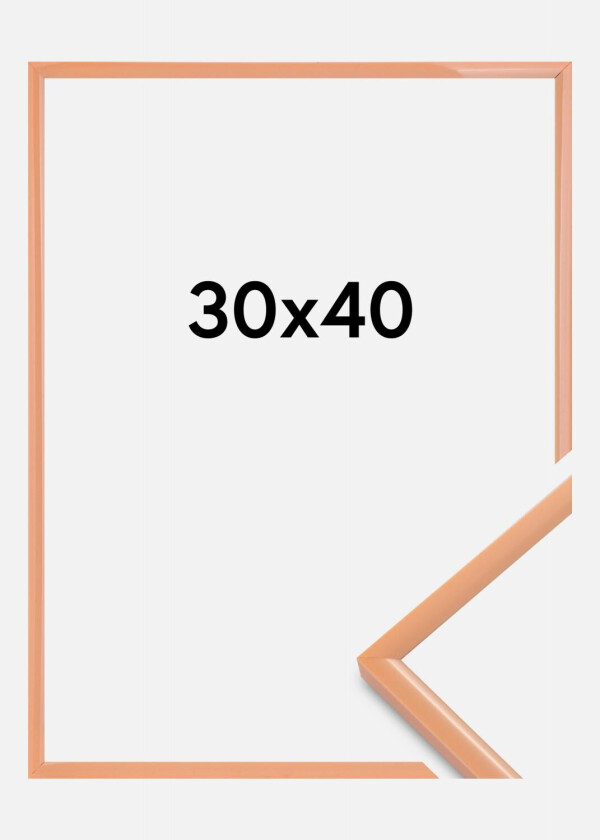 Ramme New Lifestyle Akrylglass Apricot 30x40 Cm