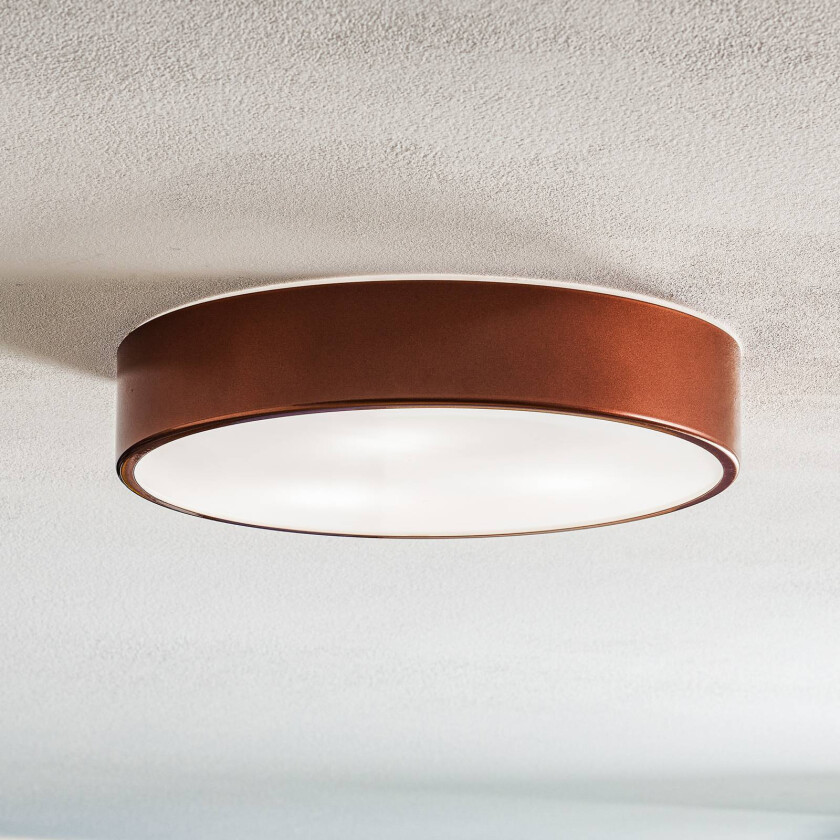 Taklampe Cleo 400, IP54, Ø 40 cm kobber