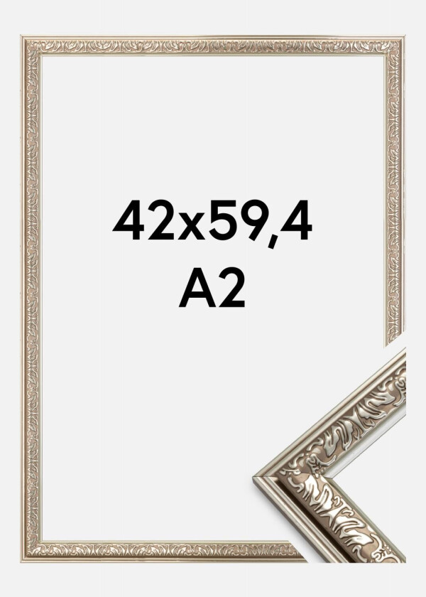 Ramme Nostalgia Sølv 42x59,4 Cm (A2)