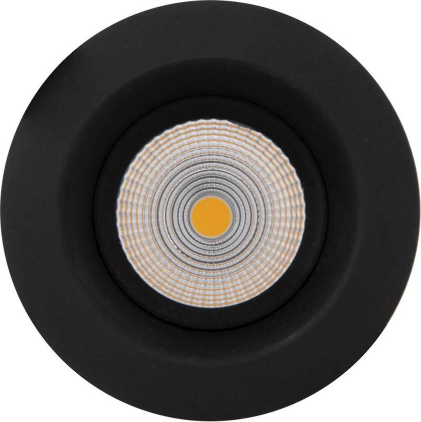 SLC One Soft LED innfellingsspot med dimming til varm svart
