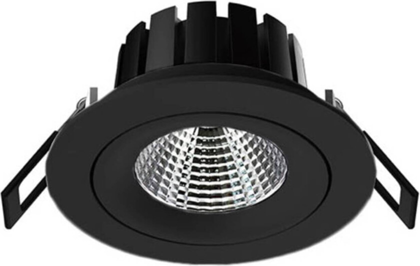 SLC DL04 LED for innfelt belysning svart 2 700 K