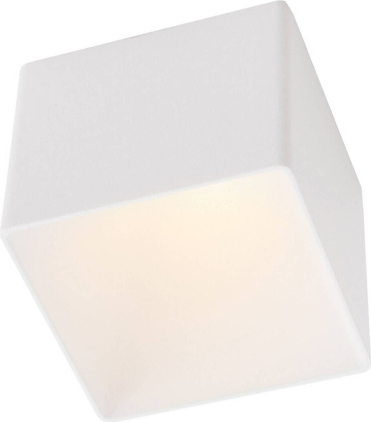 GF-design Blokkformet innfelt lampe IP54 hvit 2700 K