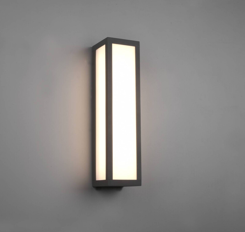 Utendørs LED-vegglampe Fuerte av aluminium, IP54