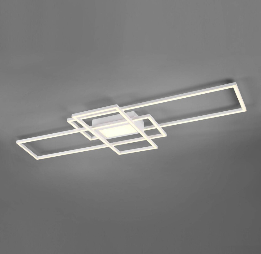 LED-vegglampe Irvine 3 000-6 500 K, matt hvit