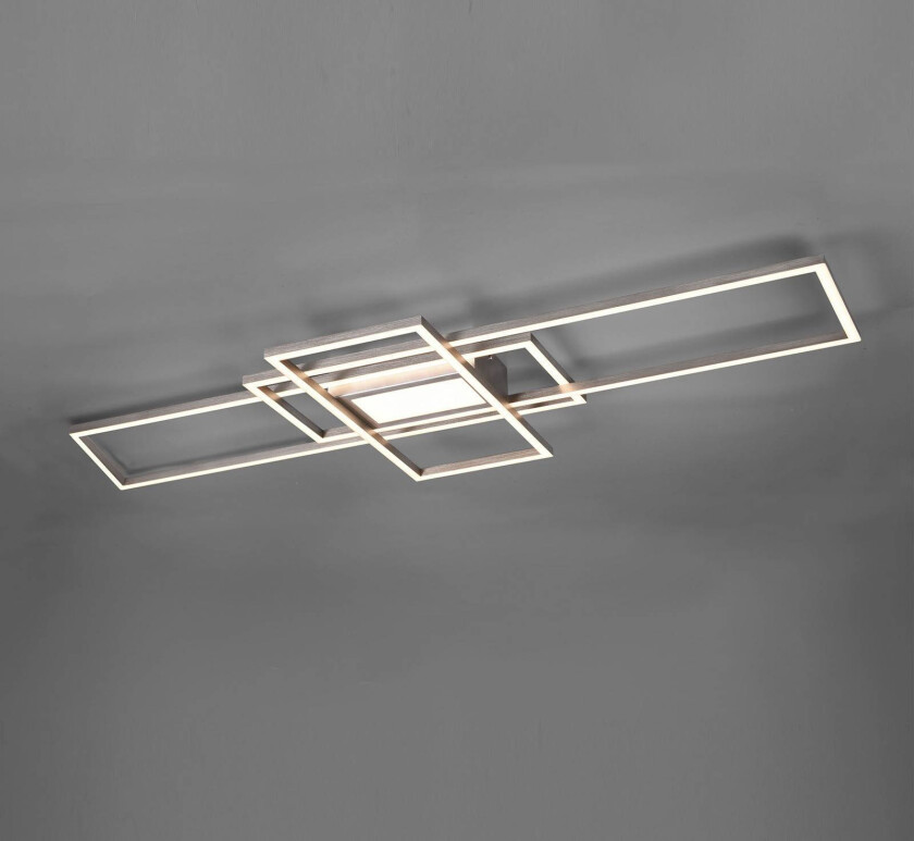 LED-vegglampe Irvine 3 000-6 500 K, matt nikkel