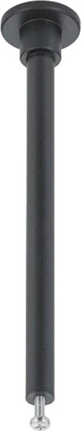 Monteringsstang for DUOline-skinne, svart, 12,5 cm