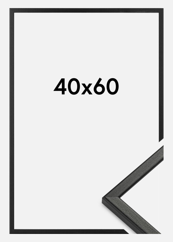 Ramme Kaspar Akrylglass Svart 40x60 Cm