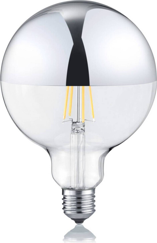 LED-pære E27 G125 7W 2 700K dimbart speilhode