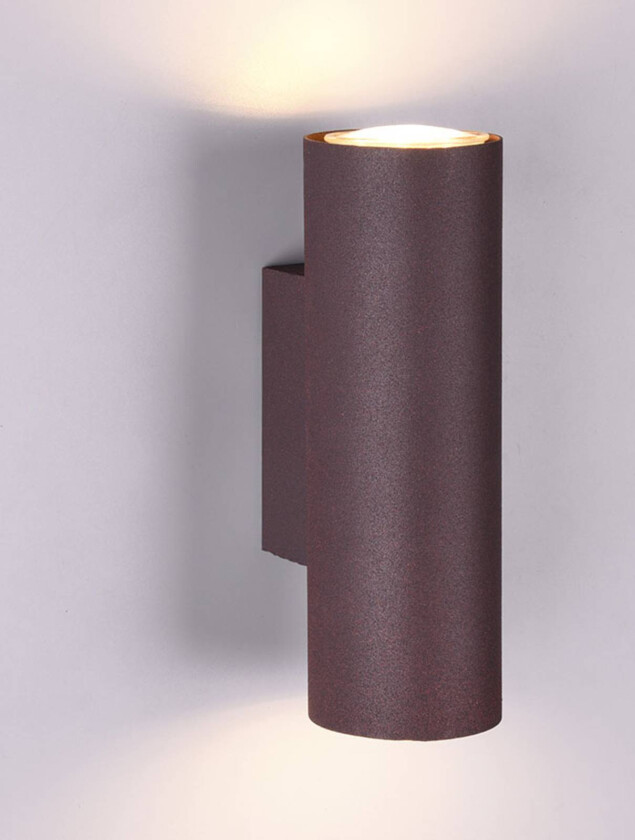 Vegglampe Marley 2 lyskilder rust