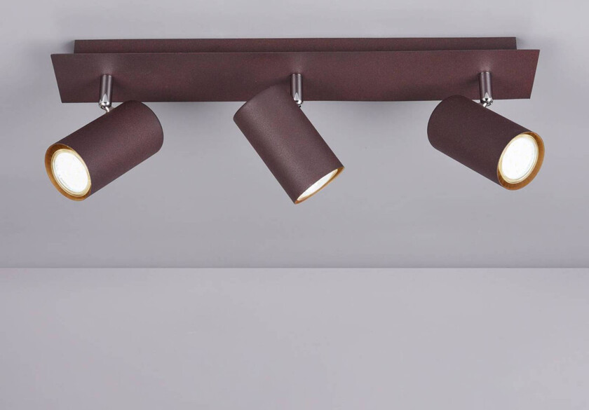 Takspot Marley, rustfarget, 3 lyskilder