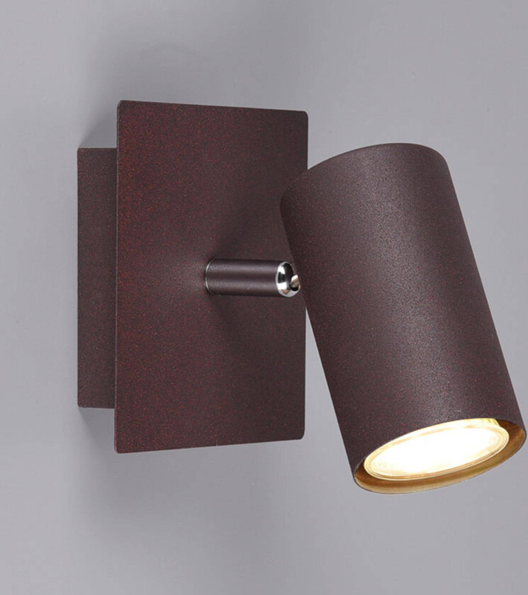 Veggspot Marley av metall rustfaret