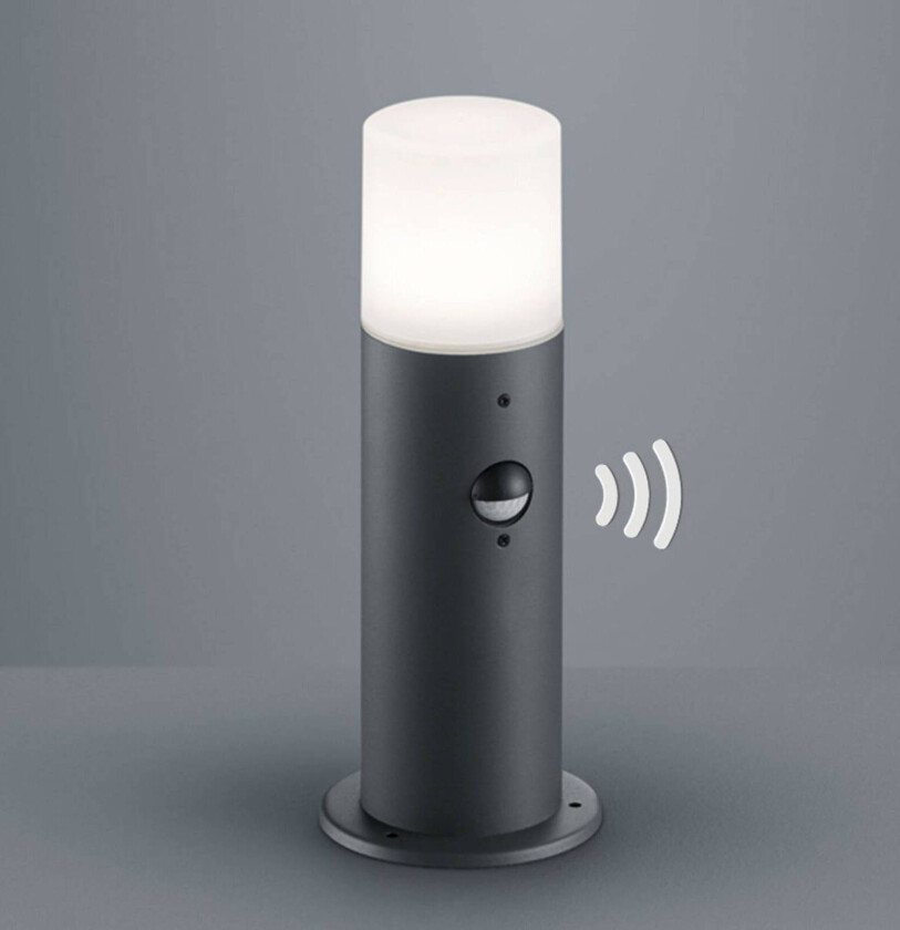 Praktisk sokkellampe Hoosic med sensor