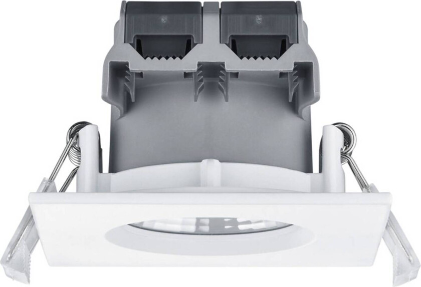 Kantet LED-downlight Zagros IP65 matt hvit