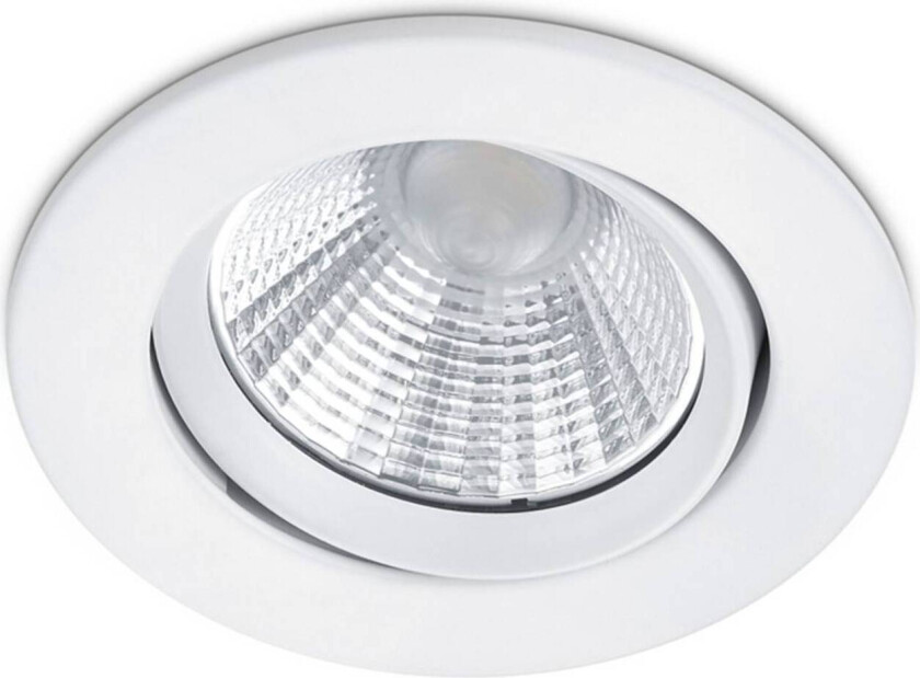 Rund LED-downlight Pamir i matt hvit