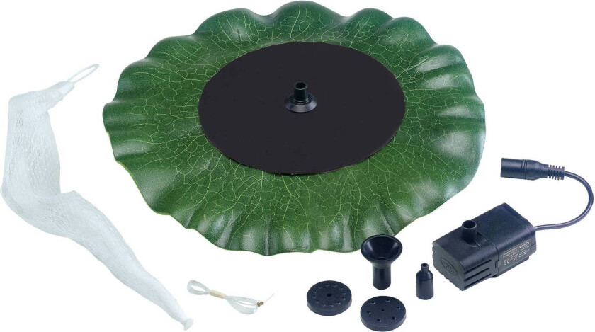 Solcellefontene Lily Fountain, flytende
