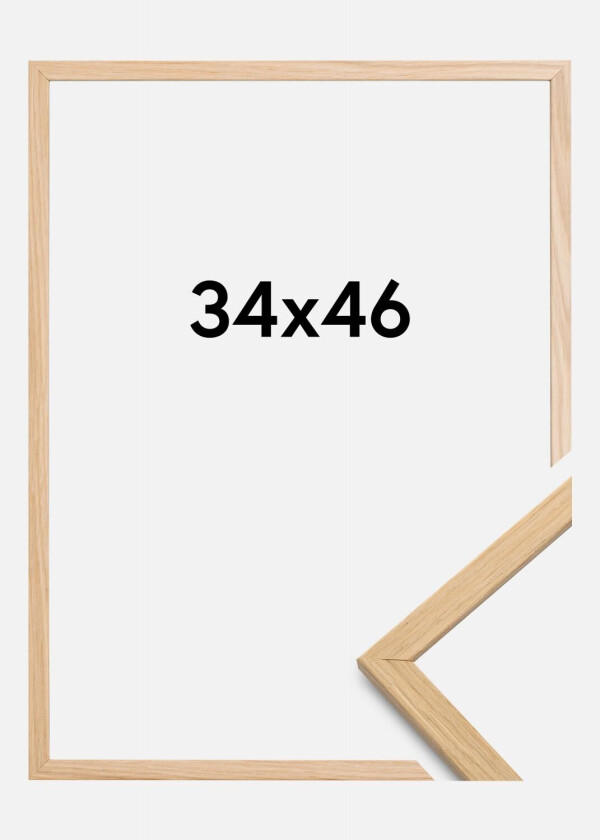 Ramme Edsbyn Akrylglass Eik 34x46 Cm