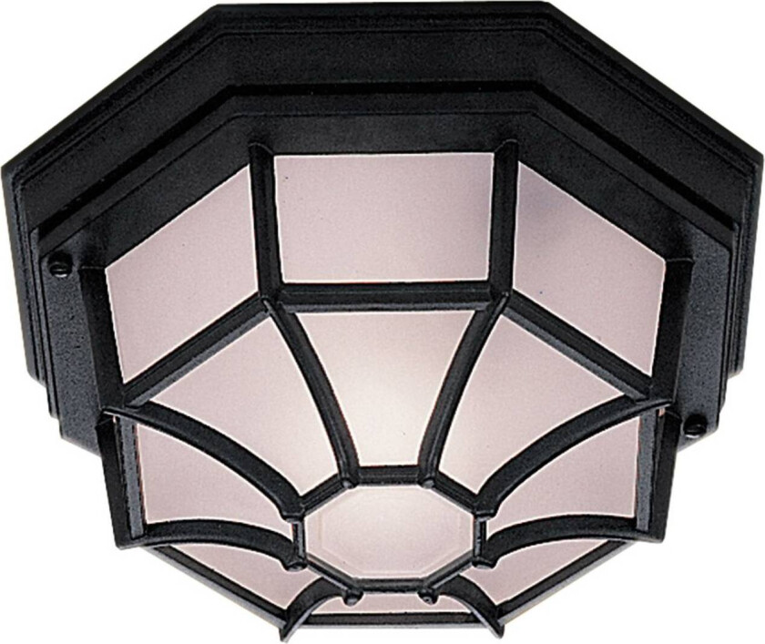 Utendørs taklampe Vermont, svart