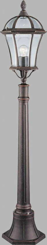 Veilampe Capri av aluminium, 1 lyskilde