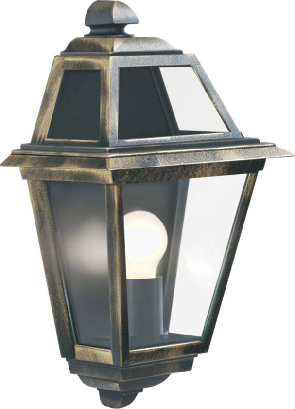 Utendørs vegglampe New Orleans, halv lykt