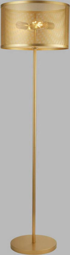 Gulvlampe Fishnet, gull