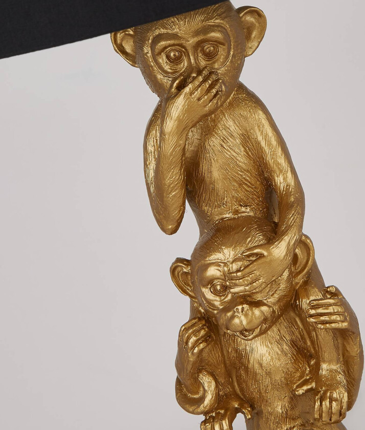 Bordlampe av tekstil Three Wise Monkeys