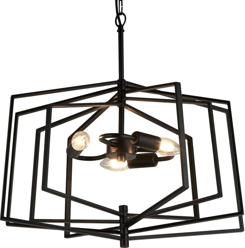 Hengelampe Slinky, 3 lyskilder, Ø 50 cm