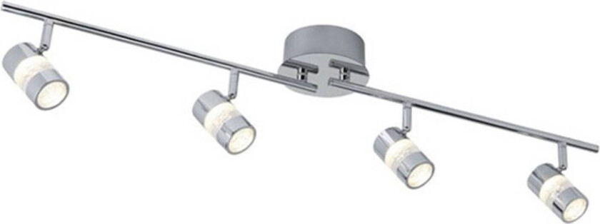 LED-takspot Bubbles, IP44, fire lyskilder