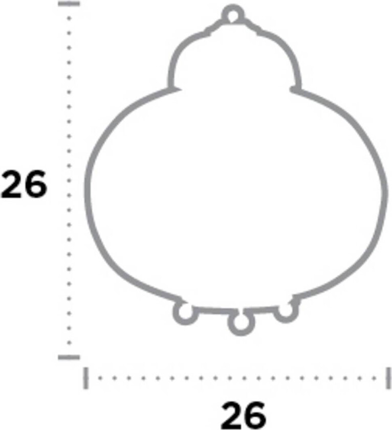 Bordlampe Maroccan Fretwork i blank nikkel