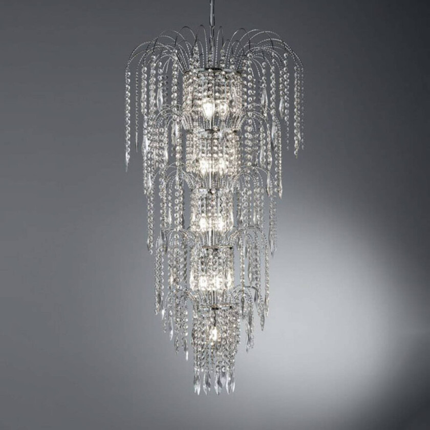 Imponerende hengelampe WATERFALL