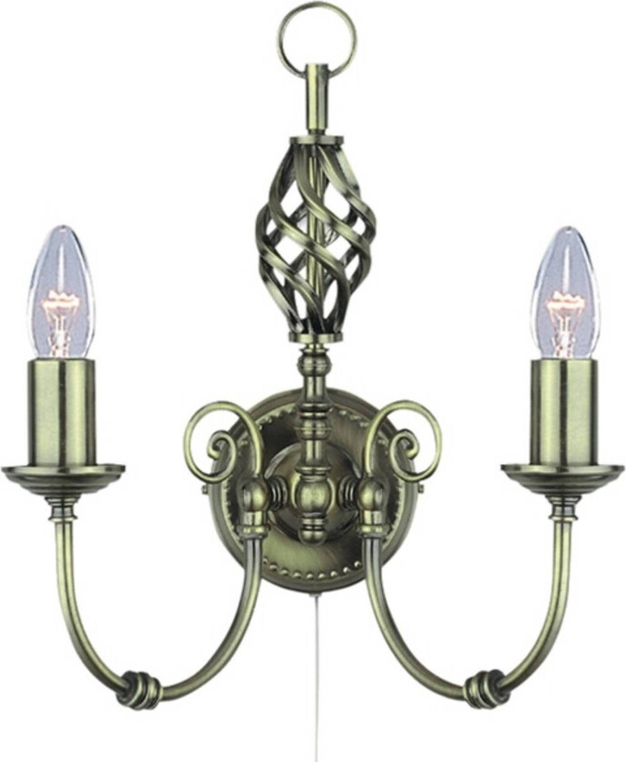 Messing-vegglampe ZANZIBAR